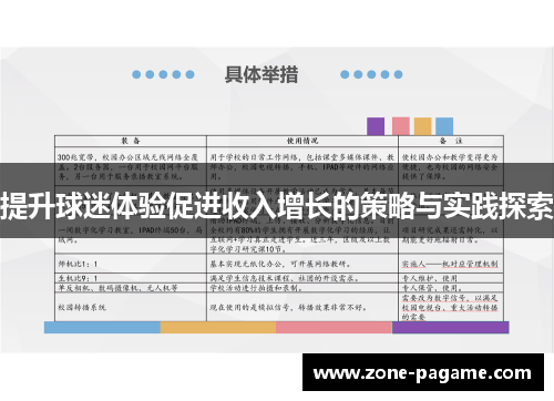 提升球迷体验促进收入增长的策略与实践探索